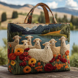 Borsa Artigianale – Pecore vicino al Lago