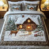 Set Copripiumino Trapuntato 3 Pezzi – Chalet Accogliente