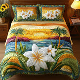 Set Copripiumino Trapuntato 3 Pezzi – Spirito Aloha