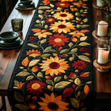Runner da Tavola Trapuntato – Girasoli d’Autunno