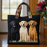 Borsa Artigianale a Mano – Tre Labrador