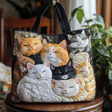 Borsa Artigianale Trapuntata – Gattini Addormentati