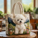 Borsa Artigianale Trapuntata – Cane Incantato
