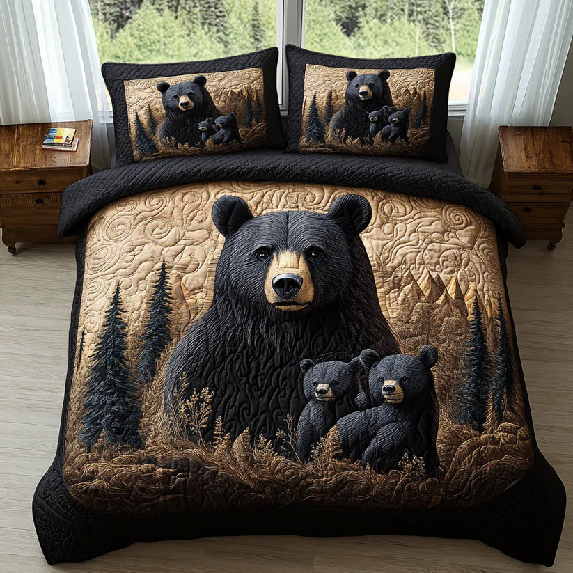 Set Copripiumino Trapuntato 3 Pezzi – Animali della Foresta