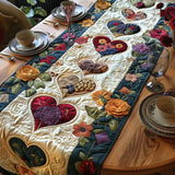 Runner da Tavola Trapuntato – Cuori in Fiore