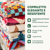 Set Copripiumino Trapuntato 3 Pezzi – Libellula Dorata