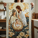 Runner da Tavola Trapuntato – Presepe Divino