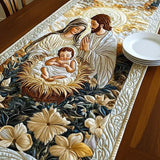 Runner da Tavola Trapuntato – Presepe Divino