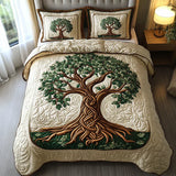 Set Copripiumino Trapuntato 3 Pezzi – Albero della Vita