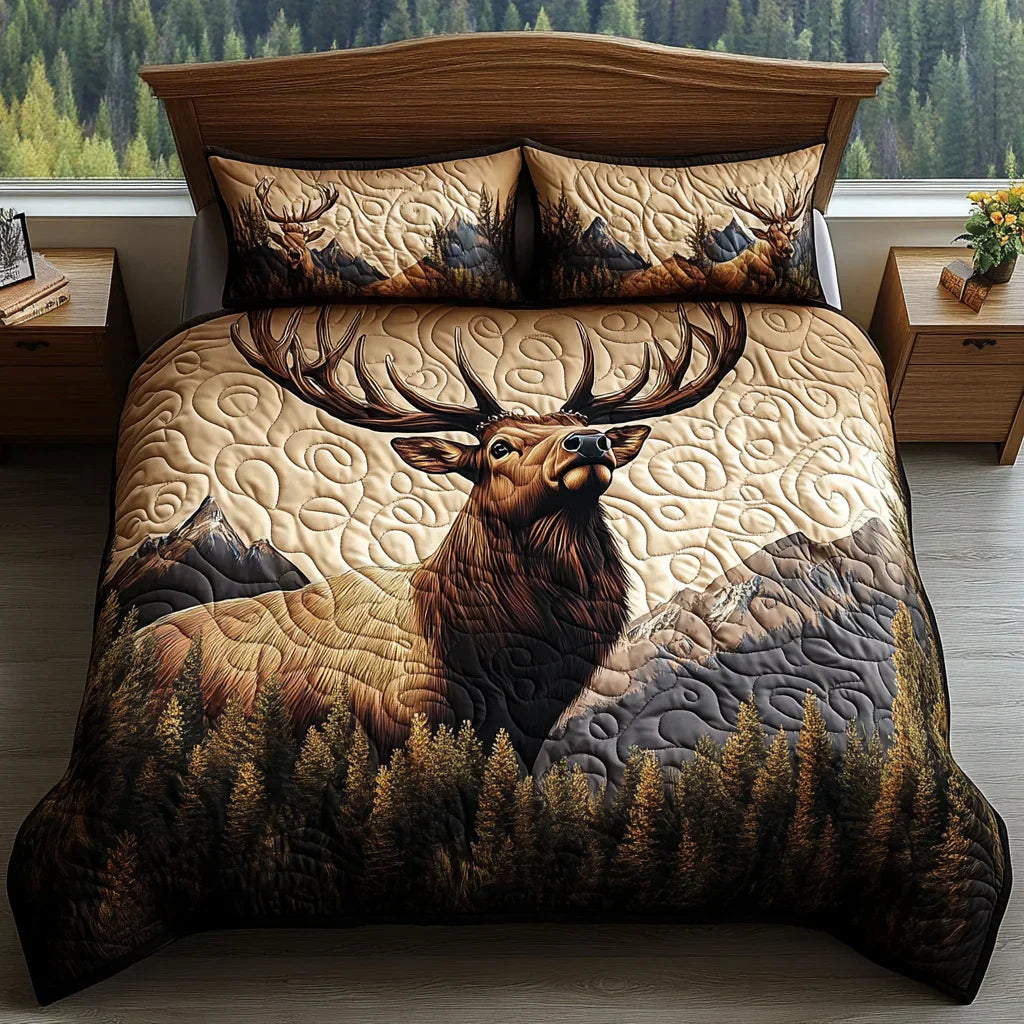 Set Copripiumino Trapuntato 3 Pezzi – Animali della Foresta