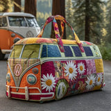 Borsa da Viaggio Trapuntata – Motivi Floreali