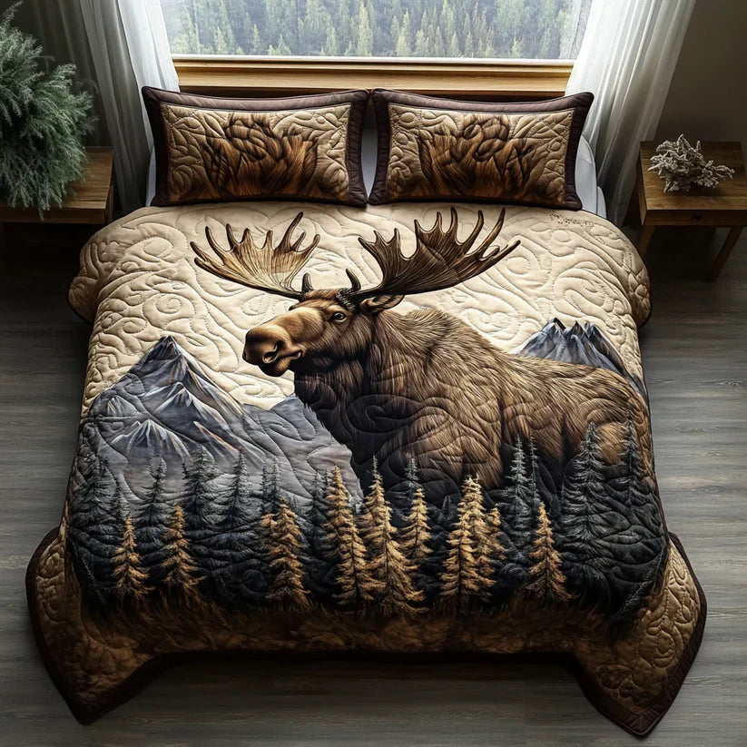 Set Copripiumino Trapuntato 3 Pezzi – Animali della Foresta