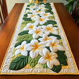 Runner da Tavola Trapuntato – Fiori di Frangipane