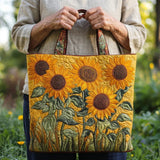 Borsa Classica Trapuntata – Girasoli