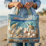 Borsa Artigianale Trapuntata – Tartarughe Marine