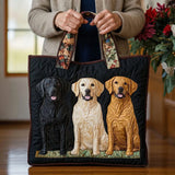 Borsa Artigianale a Mano – Tre Labrador