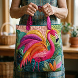 Borsa Trapuntata – Fenicottero Arcobaleno